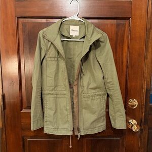 Madewell Green Fleet Jacket Size Small